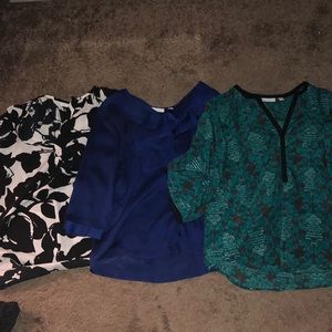 Long sleeved blouse bundle!